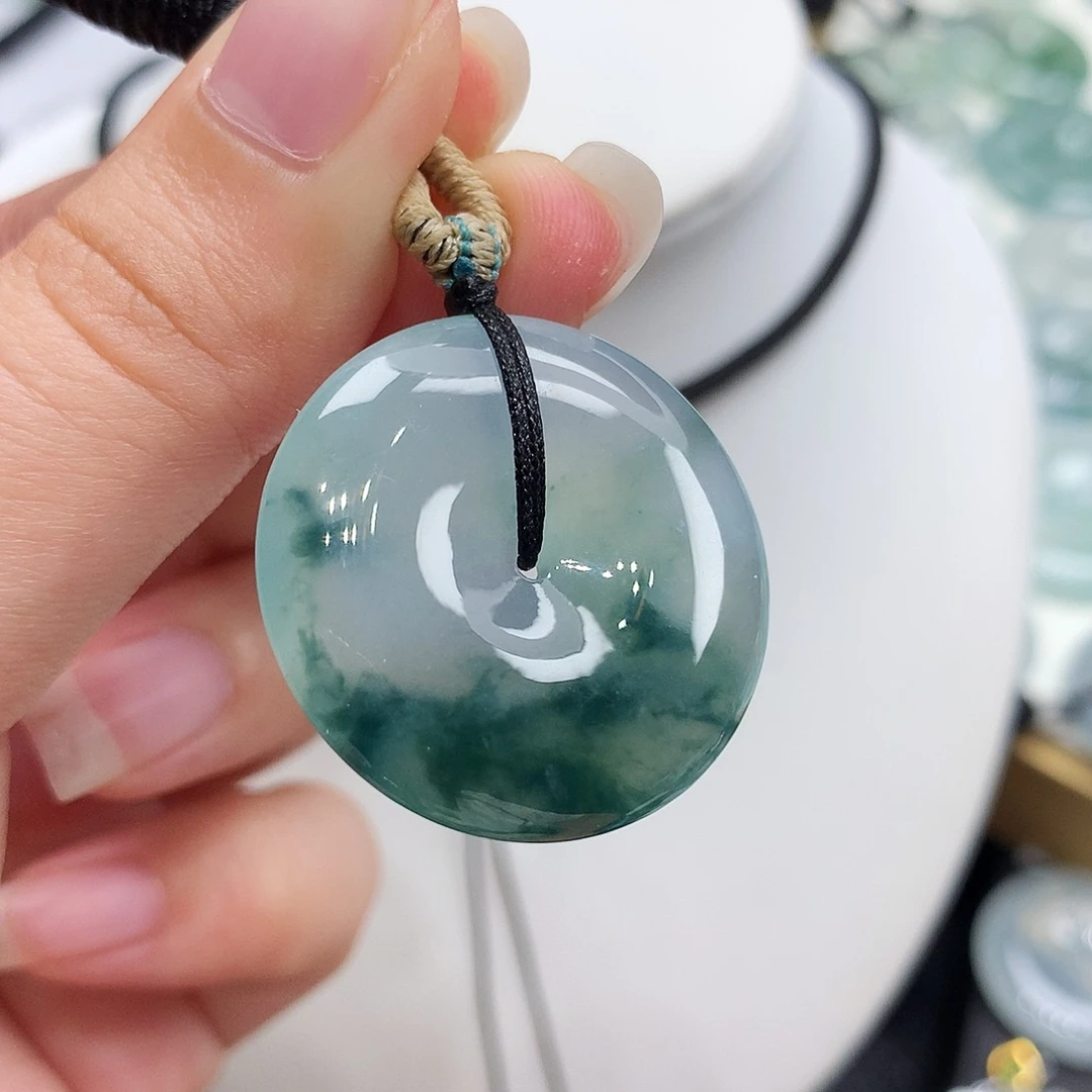 翡翠未镶嵌胸饰翡翠50，27.8/5.8