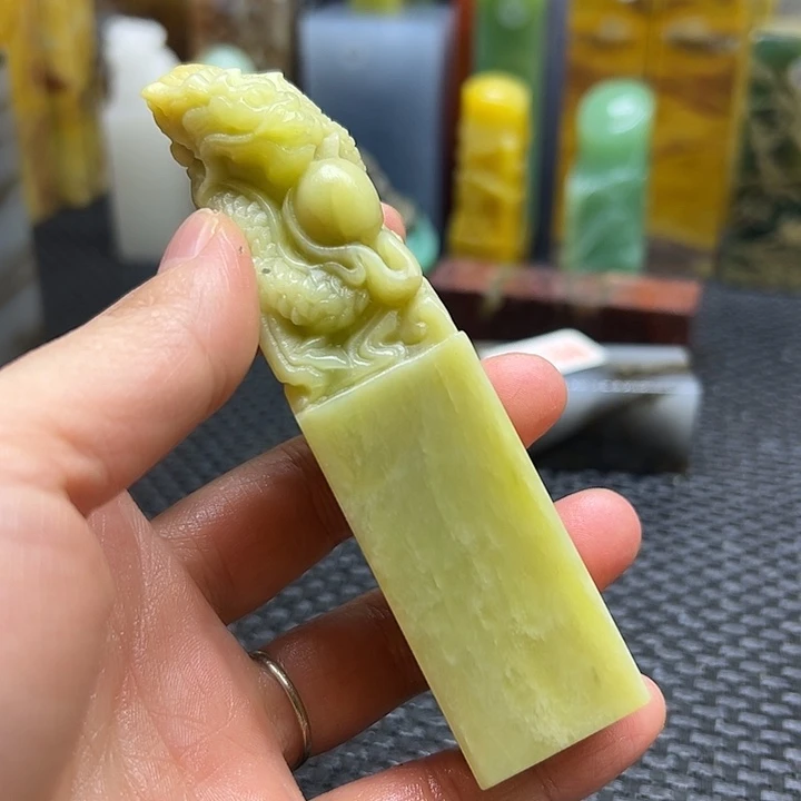 何***忧青田石印章石印章石
