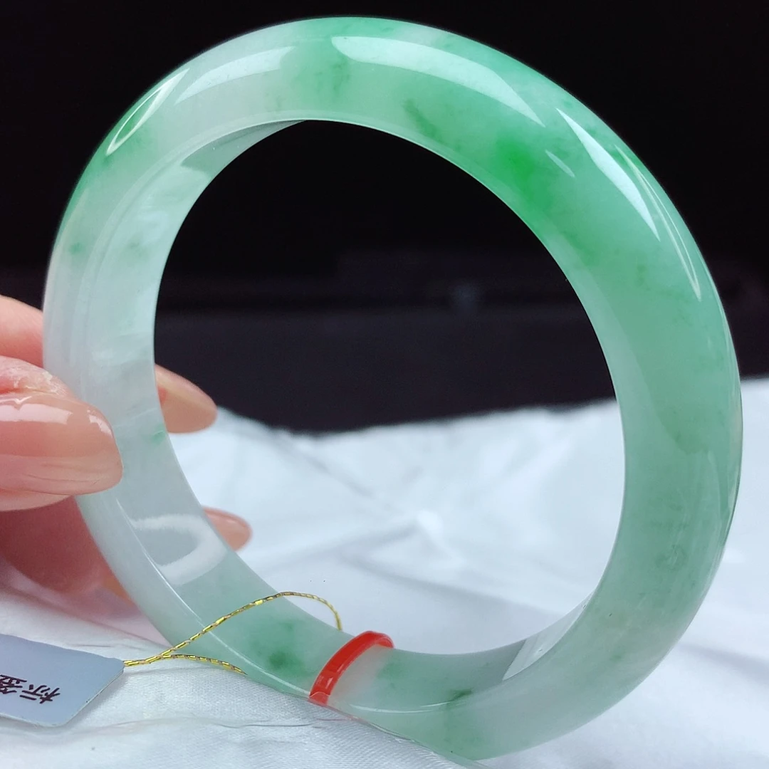 未镶嵌手镯翡翠55圈4210