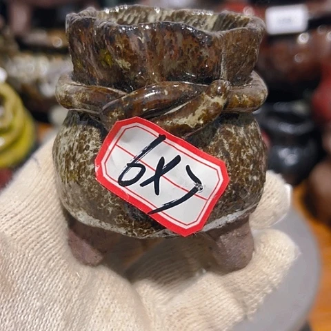 粗陶花盆手工花盆制作