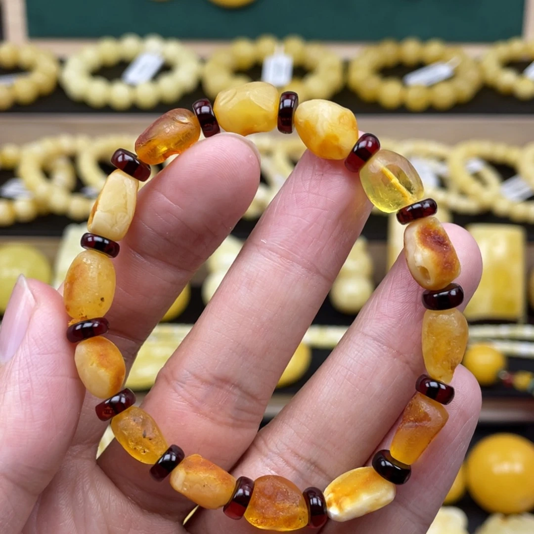 琥珀裸石未镶嵌琥珀蜜蜡