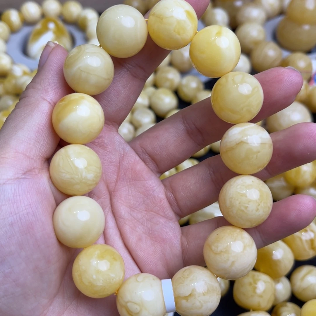 手链琥珀未镶嵌微瑕17