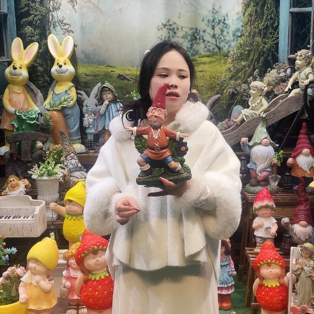 摆件花园摆件红红火火