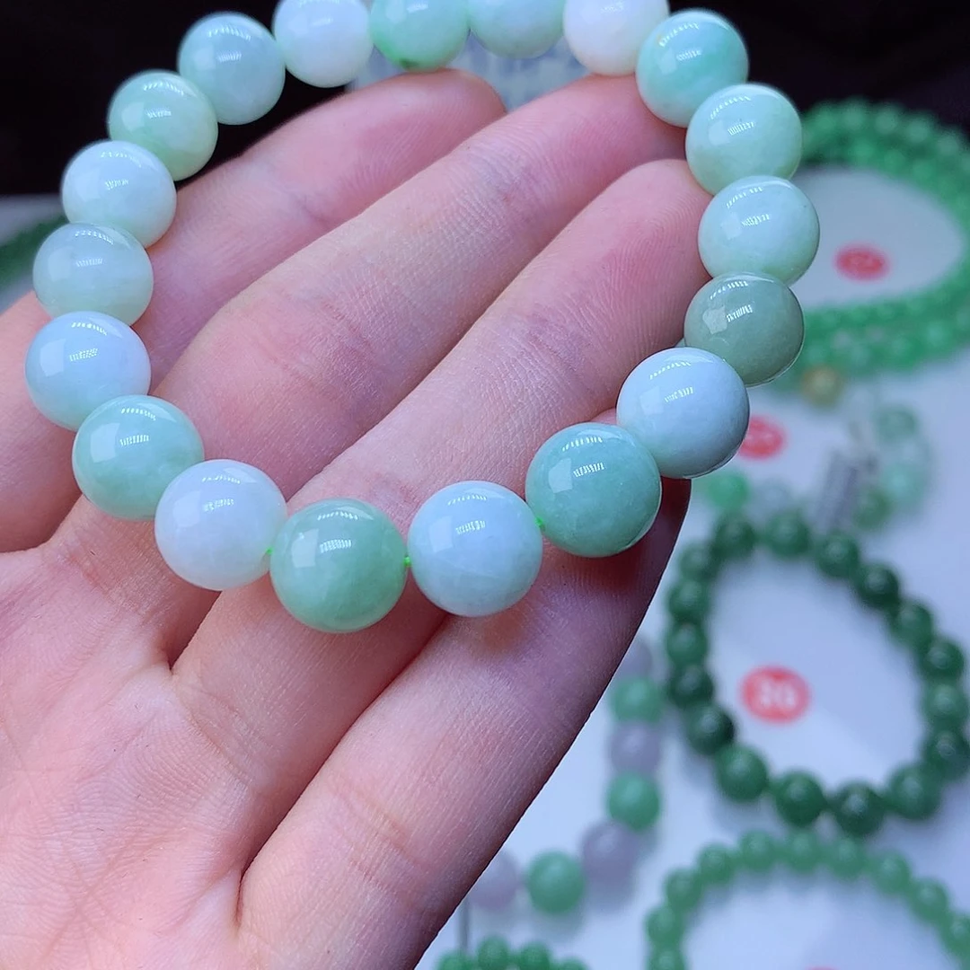 翡翠毛衣链未镶嵌