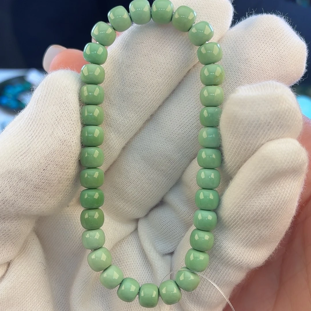 绿松石未镶嵌绿松石6.5mm