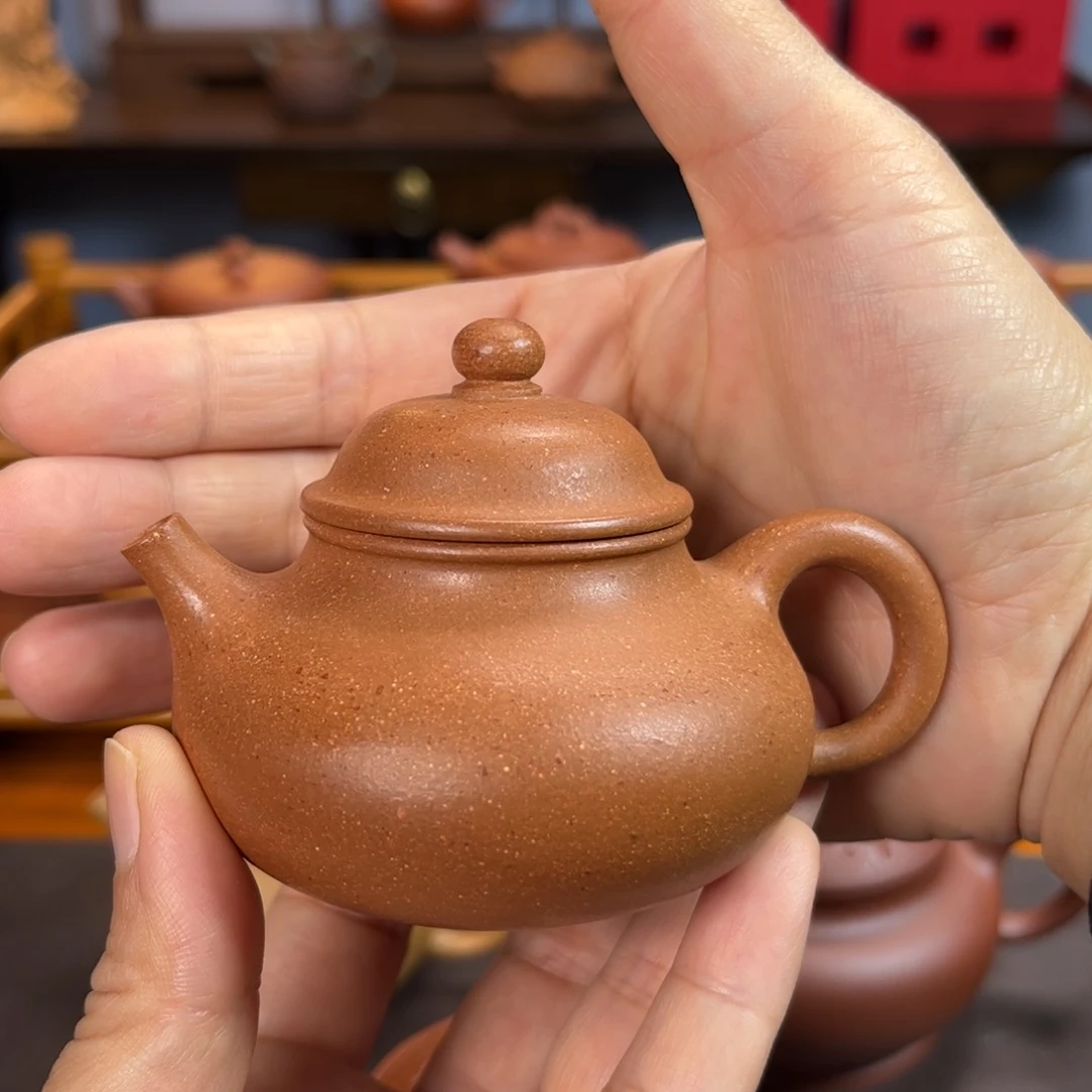 登***脸茶壶紫砂宜兴紫砂壶半手工制作