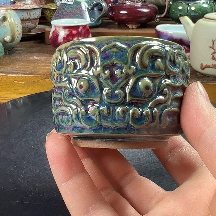 壶原矿钧瓷 杯杯杯杯