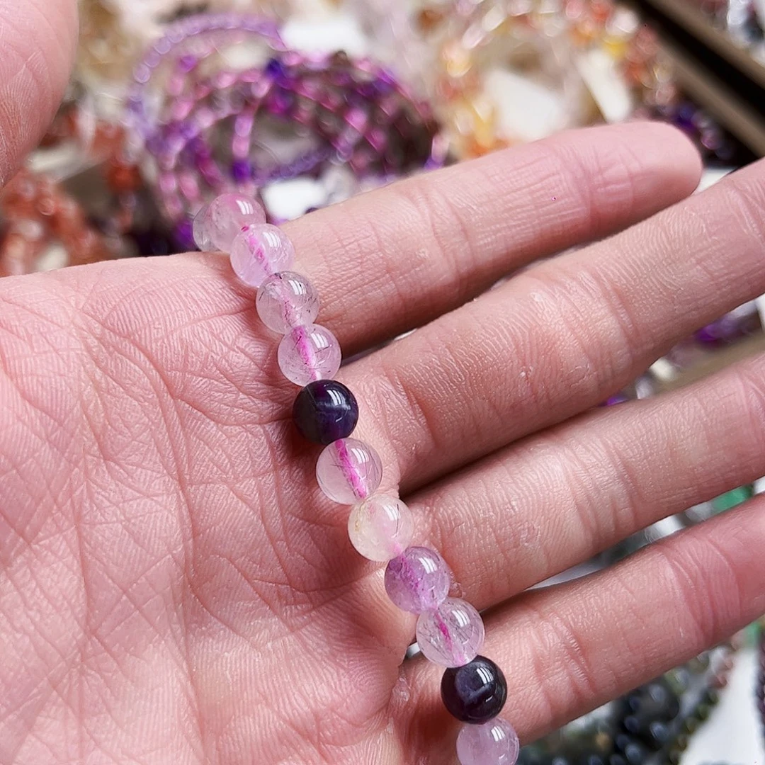 水晶天然水晶微瑕银S925镶嵌v****a