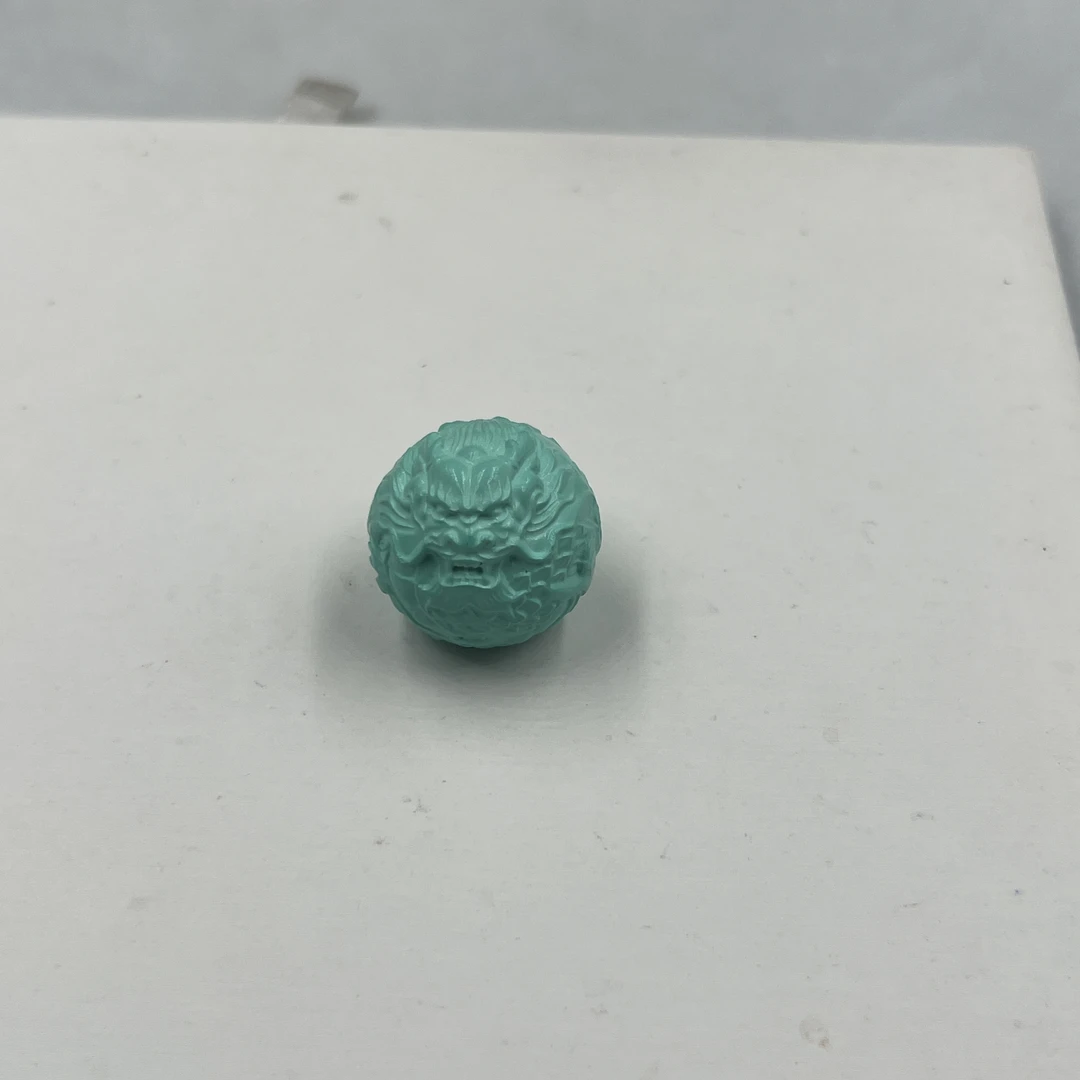 绿色23+龙珠精工单珠DIY配饰