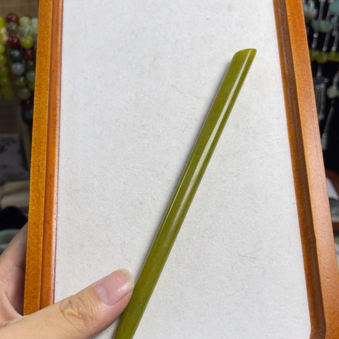 蛇纹石玉合金发饰