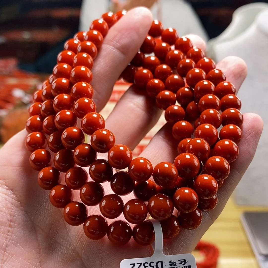 未镶嵌云端  8mm  多样性发一南红玛瑙