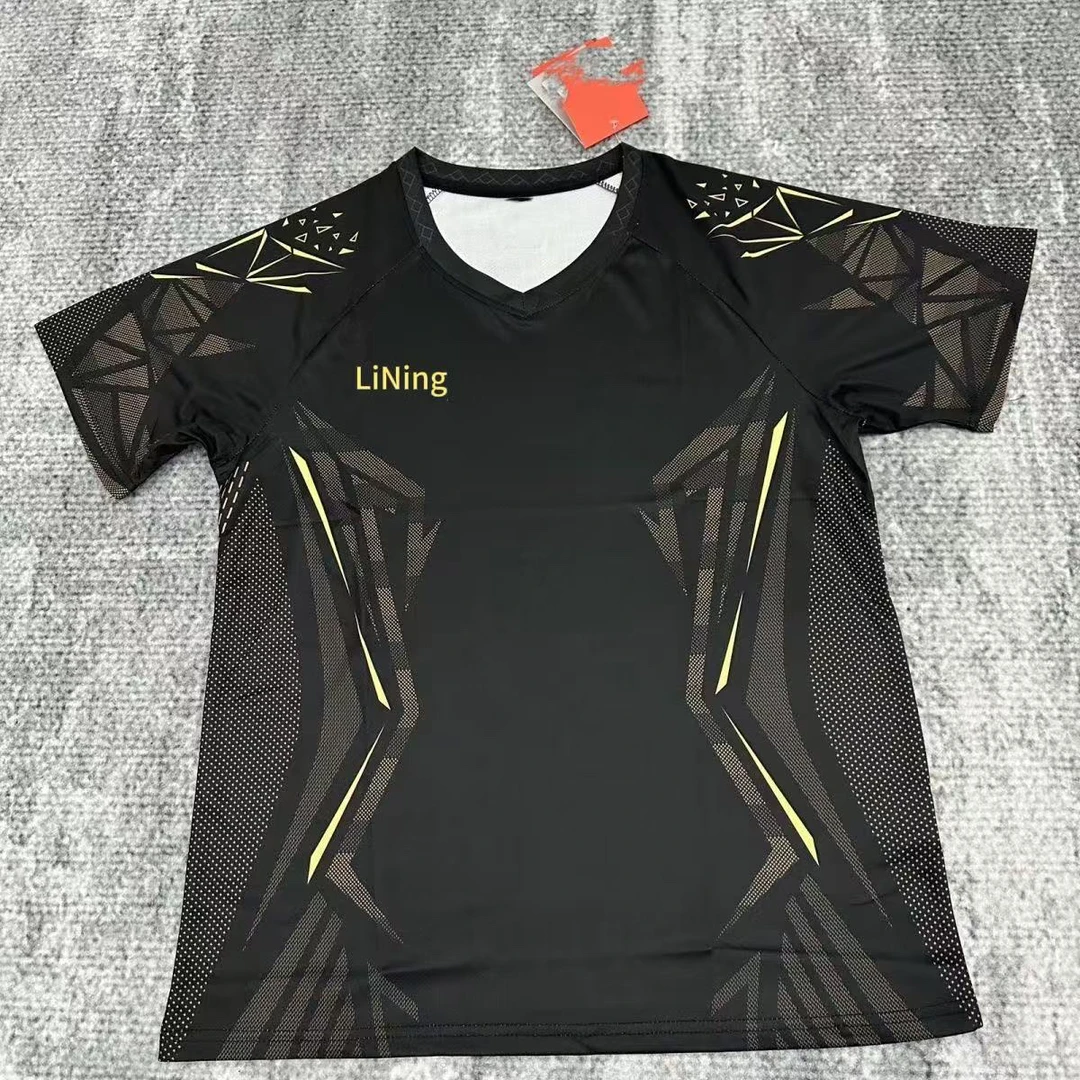 2025羽毛球服大赛服新款中青队系列透气速干比赛短袖男女运动团购