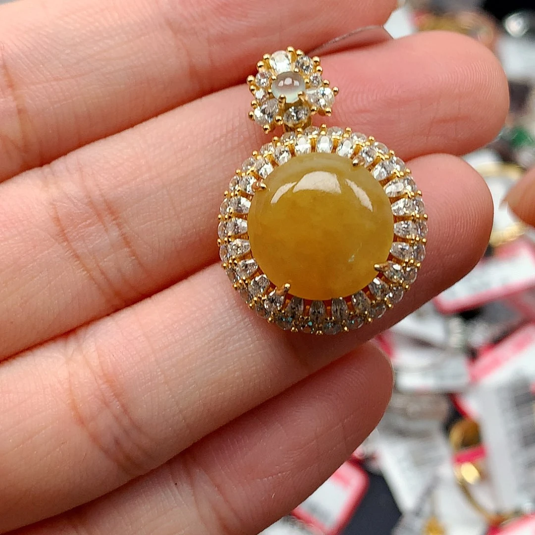 翡翠戒指银S925镶嵌