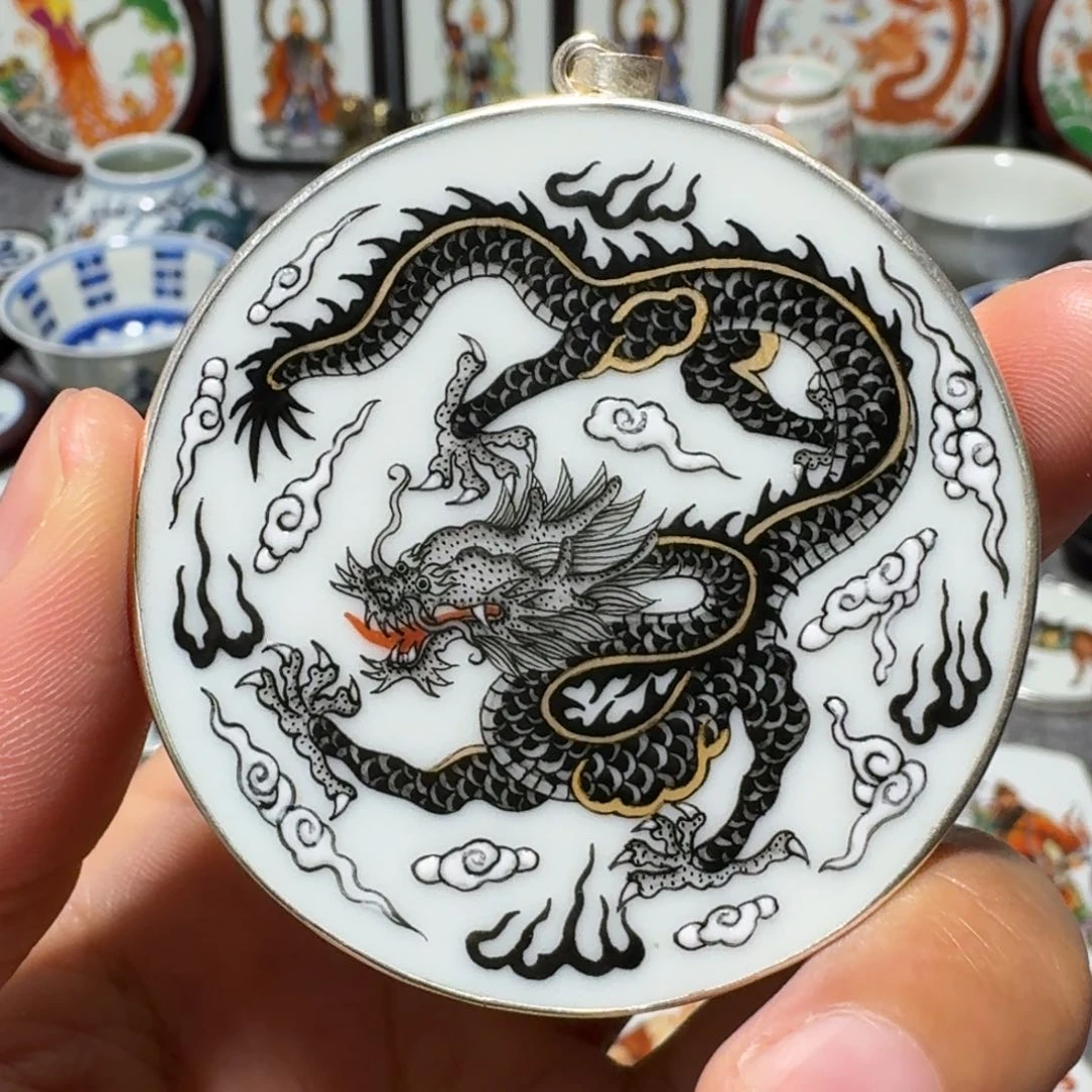 瓷片李*洋精品龙挂件