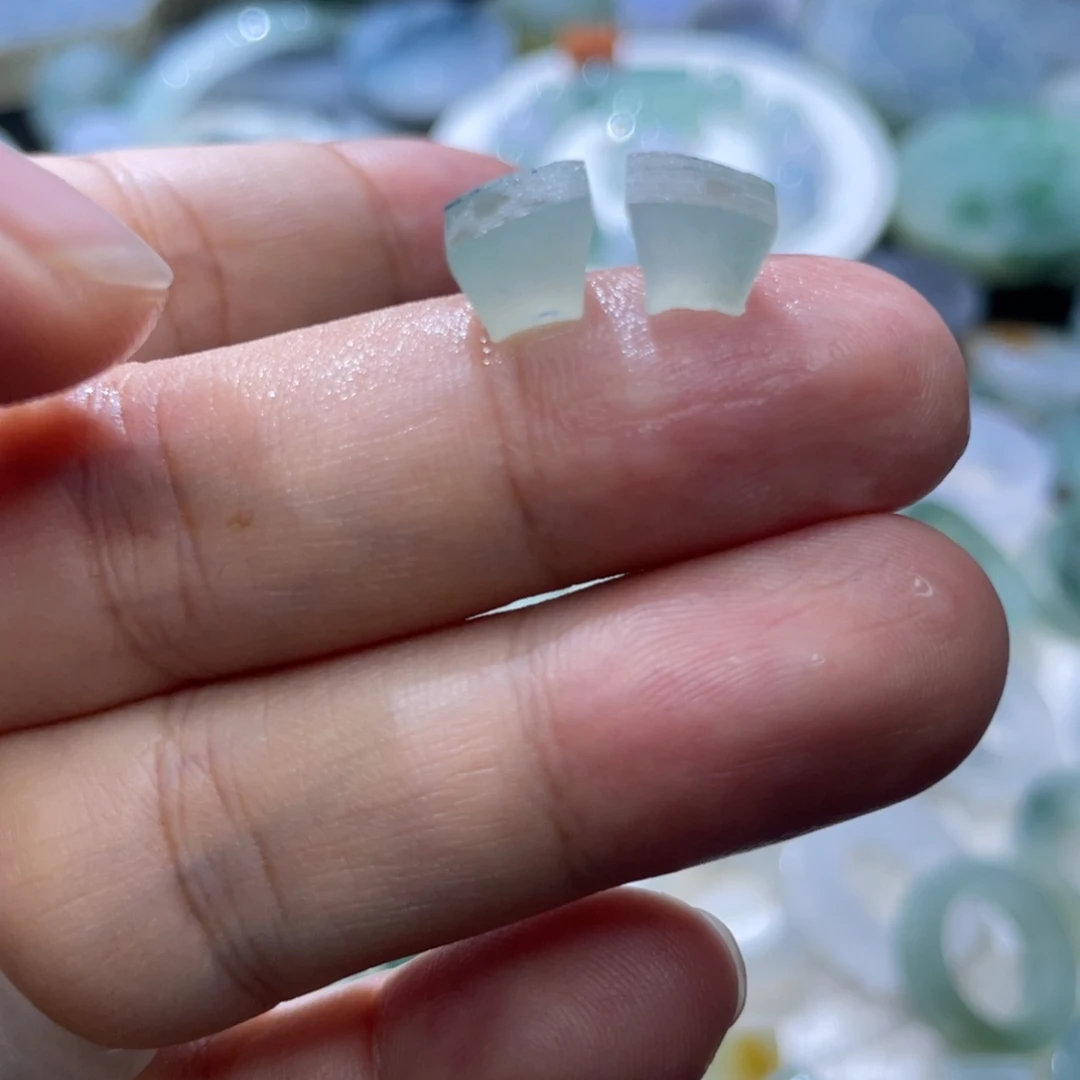 定制翡翠未镶嵌天然翡翠5➕冰珠珠