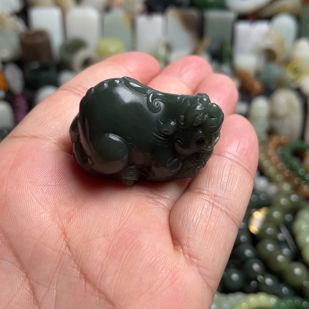 和田玉未镶嵌吊坠(不含链)