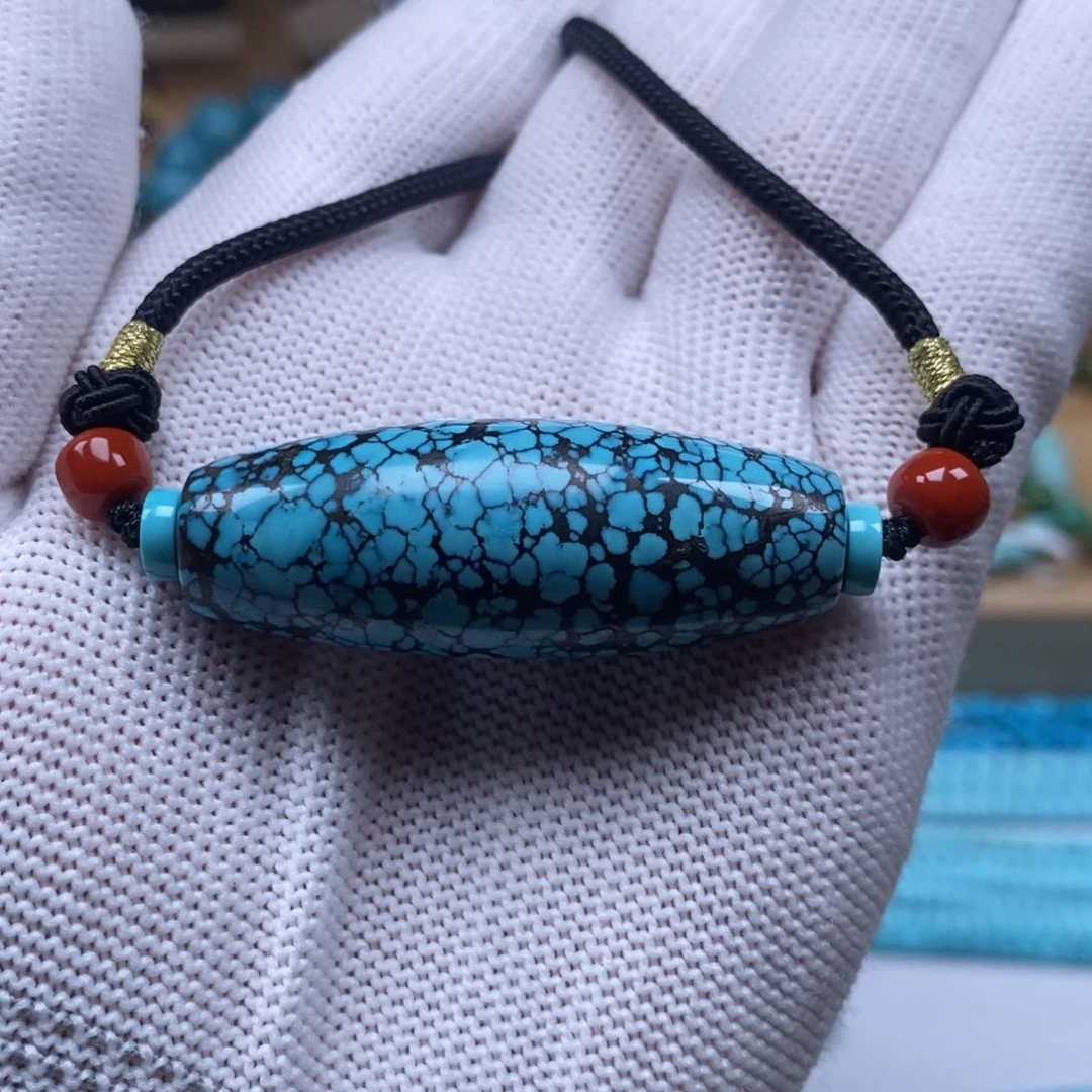 绿松石未镶嵌原矿纯干料绿松石