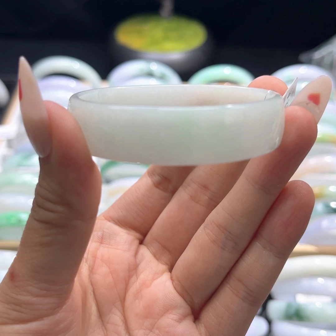 未镶嵌手链翡翠小雅52圈口