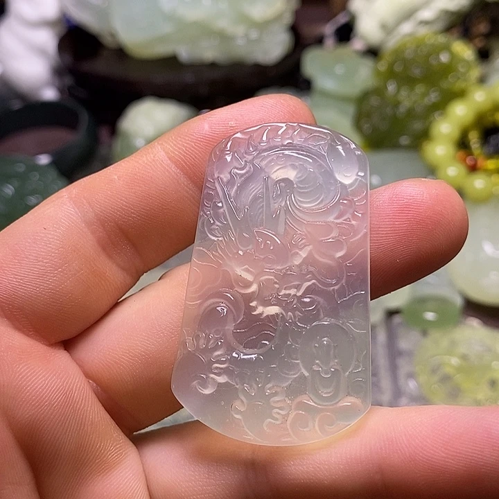 岫玉未镶嵌岫玉挂件