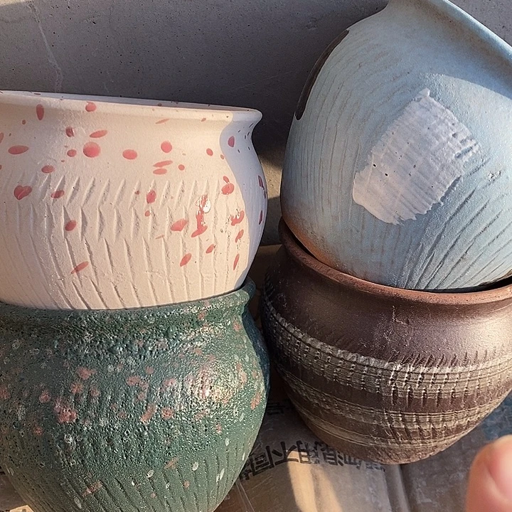 宜兴粗陶紫砂花盆9