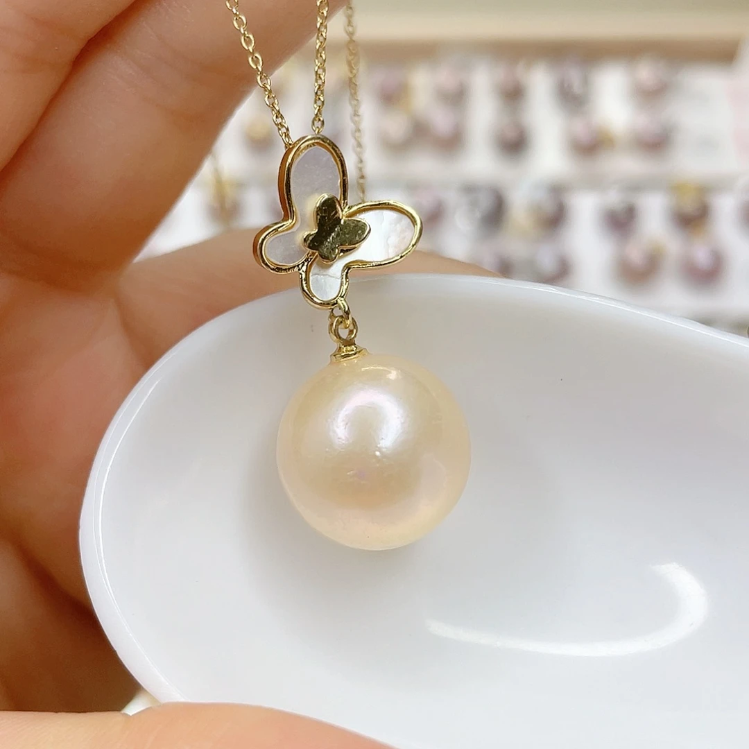 淡水珍珠未镶嵌吊坠(赠链)