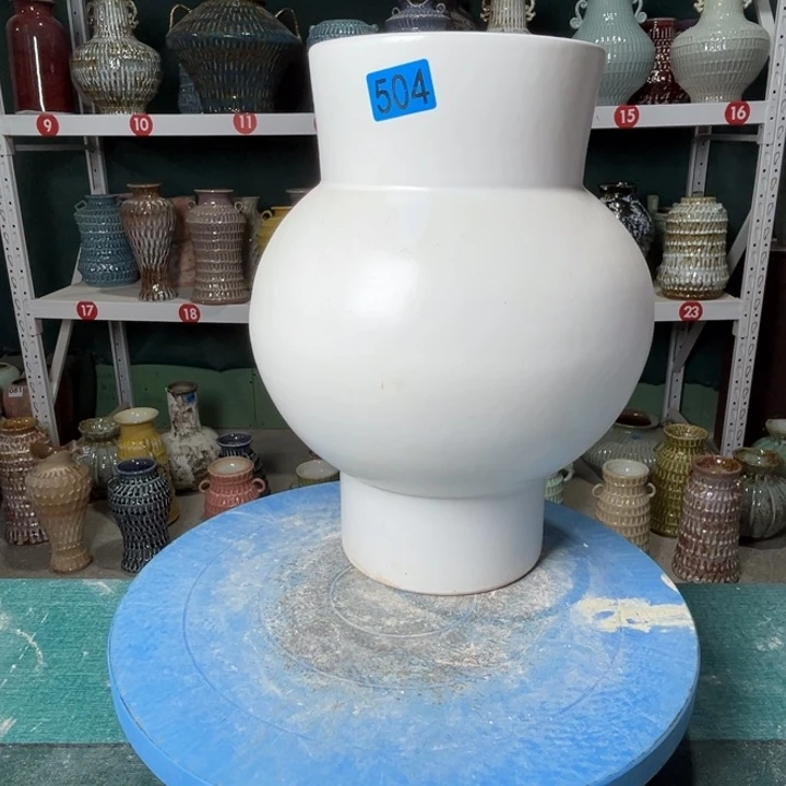 灯***草景德镇陶瓷花盆花器504
