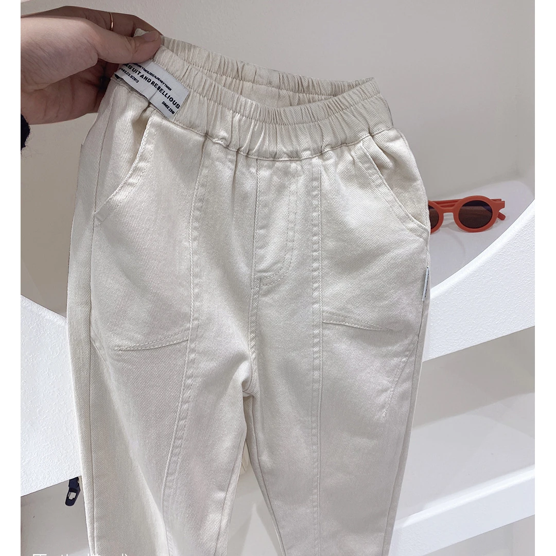 男童裤子春秋长裤中大童秋装潮洋气秋款童装男童休闲裤男孩韩版潮