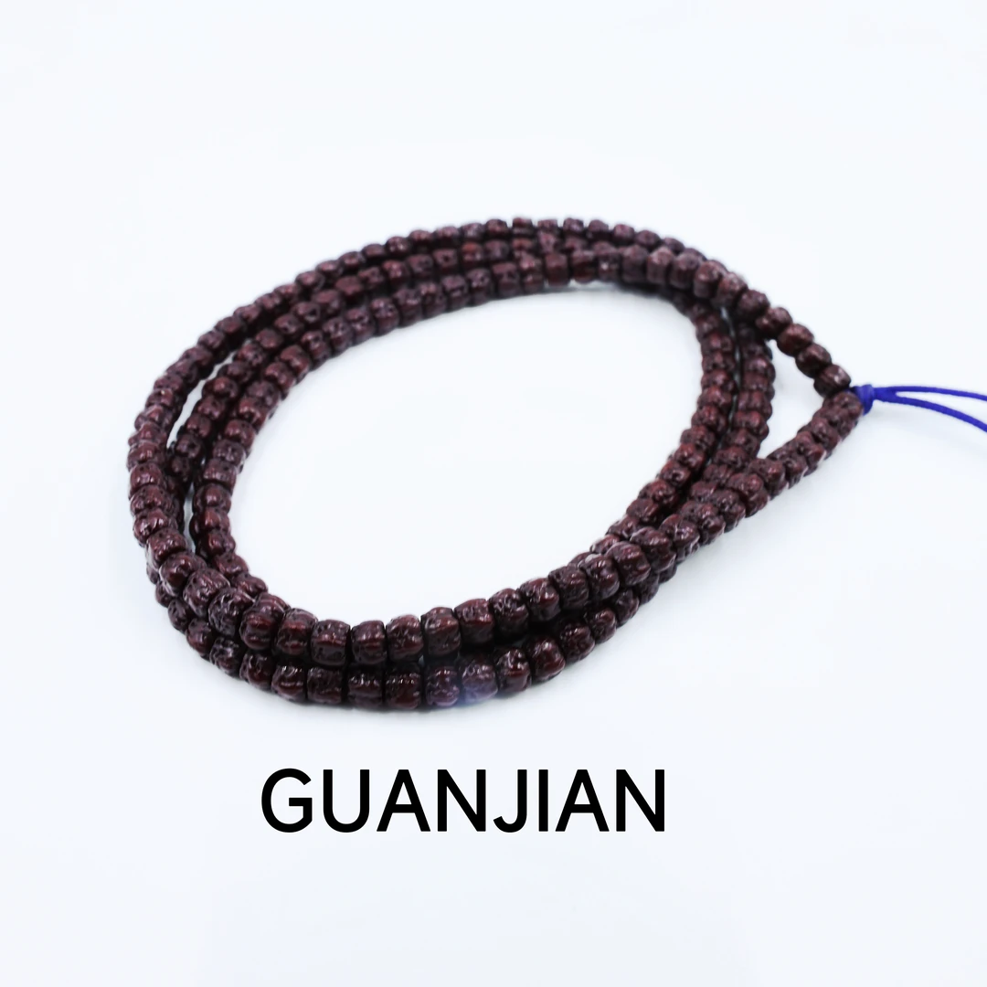 【覌鉴精选·紫曜系列·6+】纯手盘完美毕业龙切佛手小金刚 108 6mm+