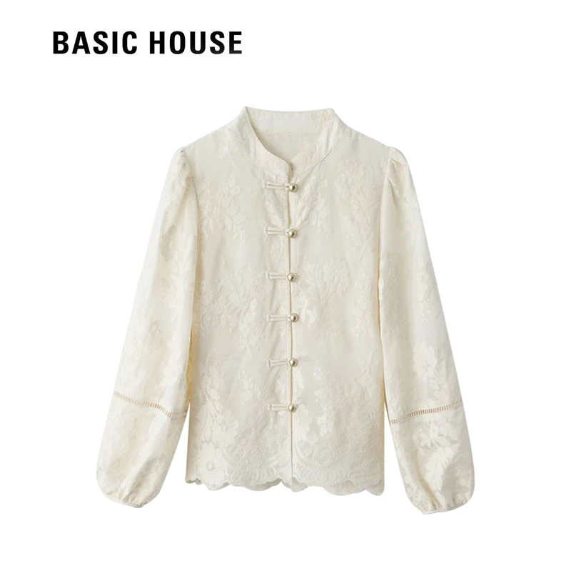 【破冰专属】百家好新中式中国风提花衬衫B0183B53762