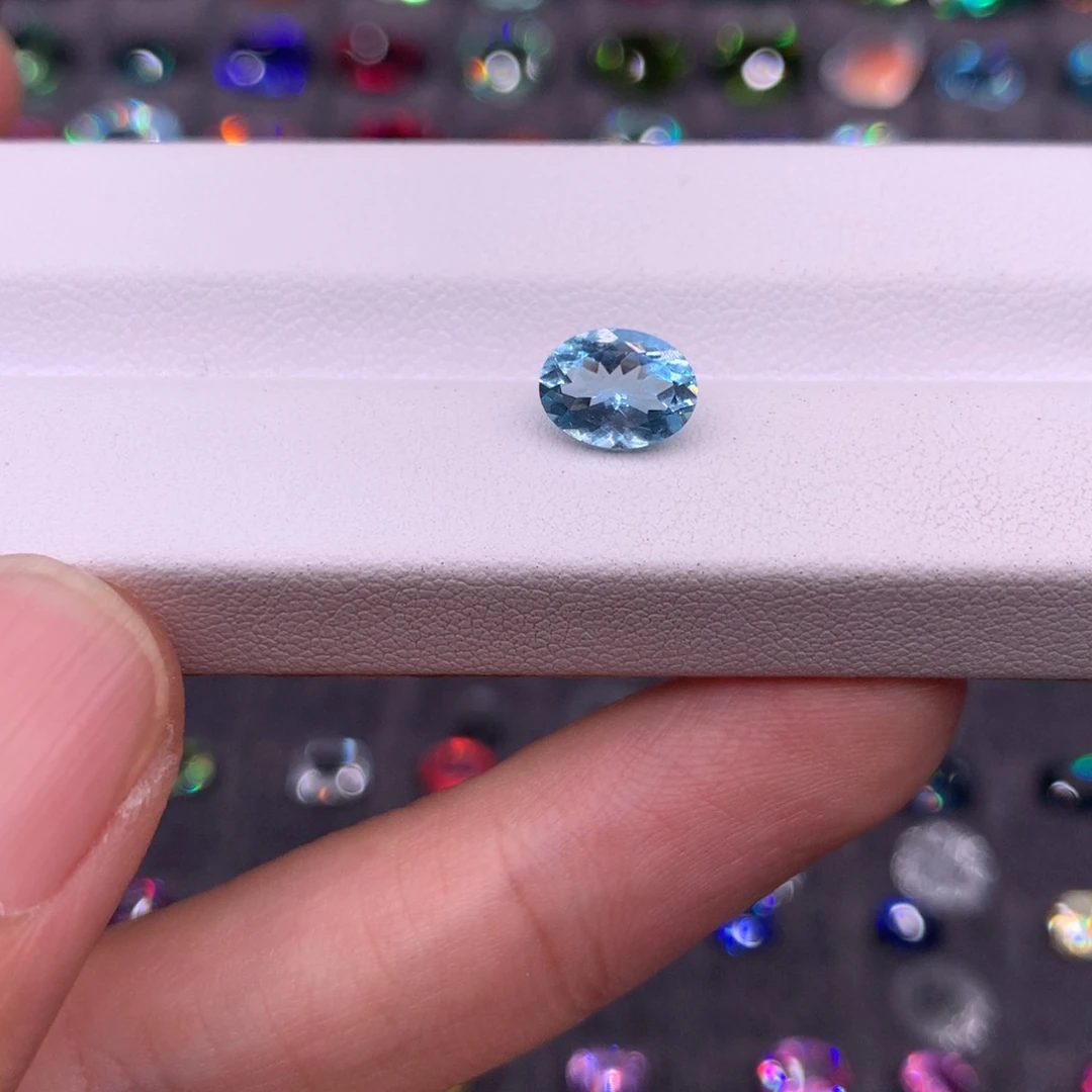 海蓝宝石裸石未镶嵌