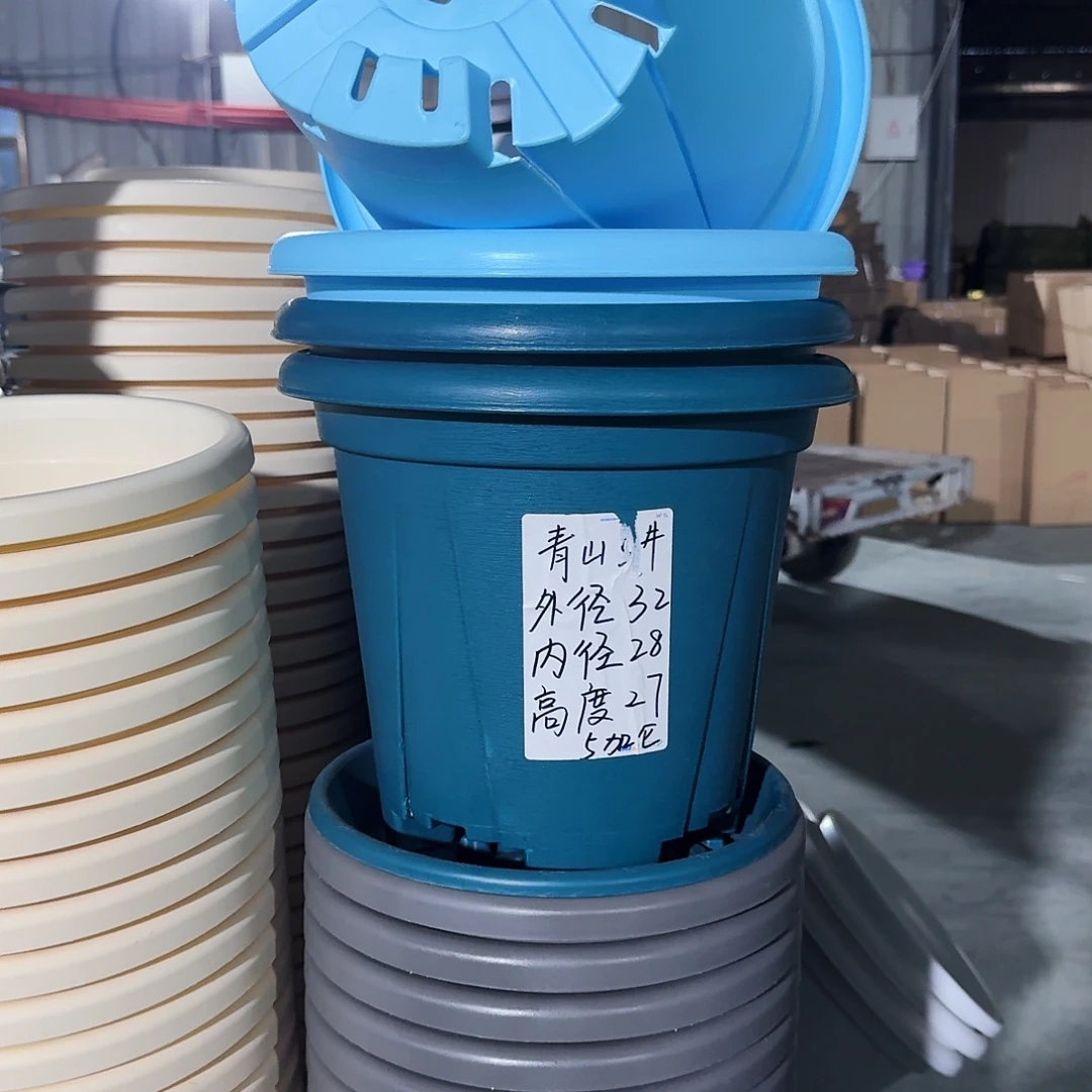 青山5加仑口径32高27无拖军绿5个