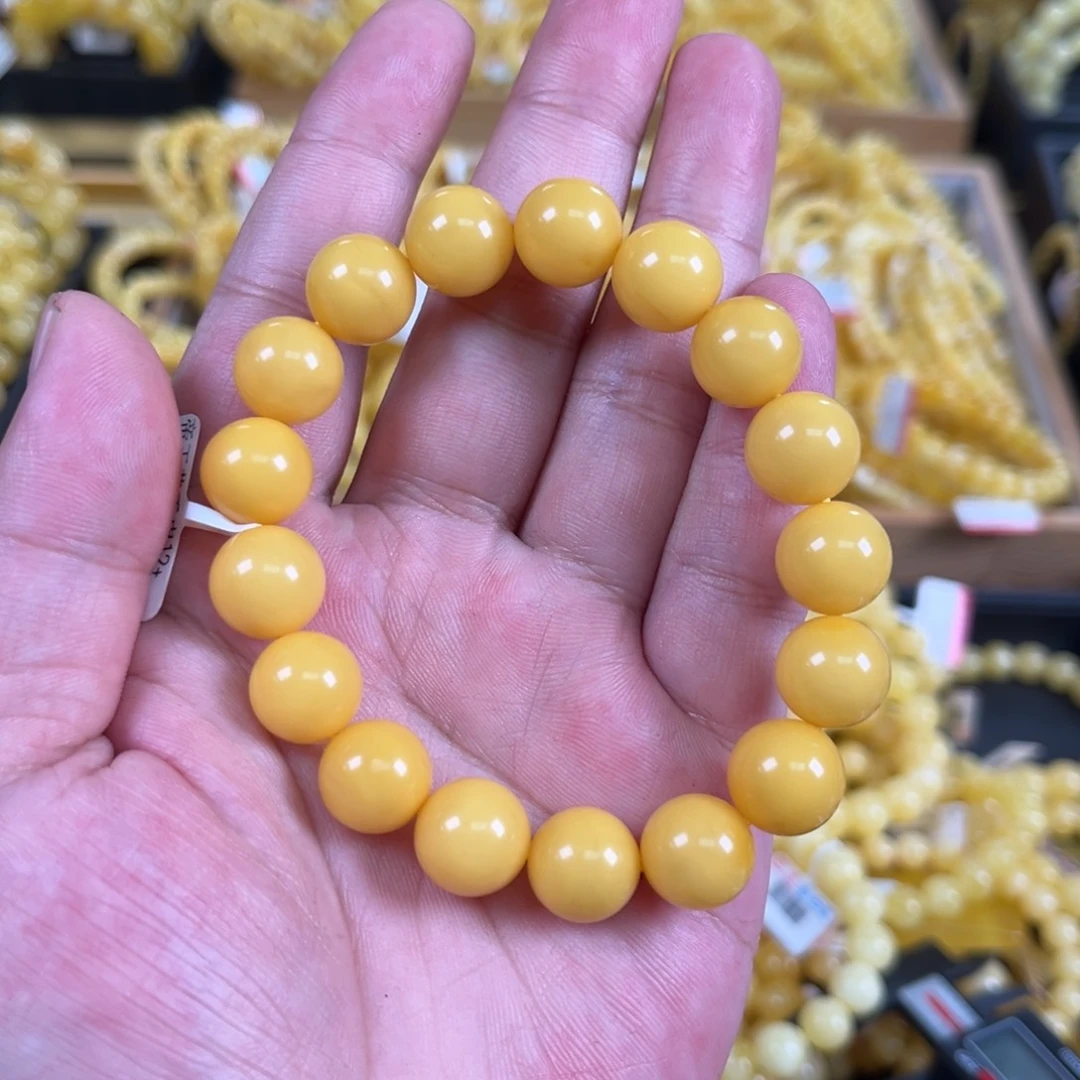 裸石琥珀未镶嵌琥珀手串