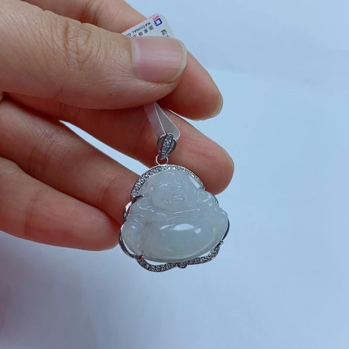 翡翠颈饰未镶嵌天然翡翠