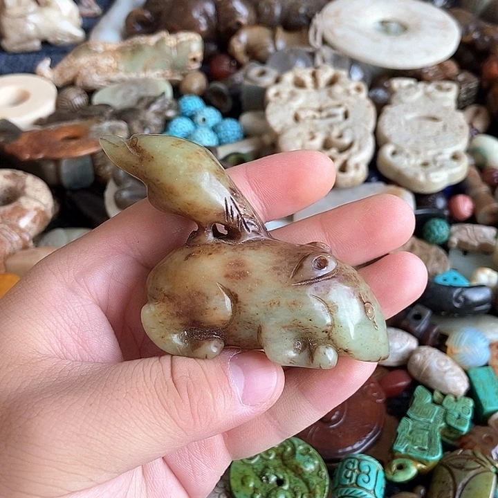 和田玉未镶嵌颈饰83