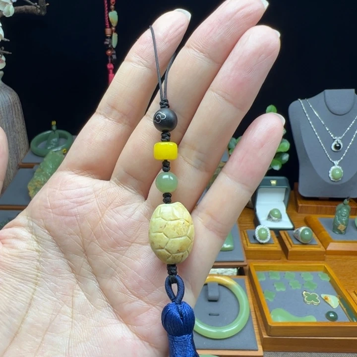 岫岩河磨玉（透闪石质玉）未镶嵌包链