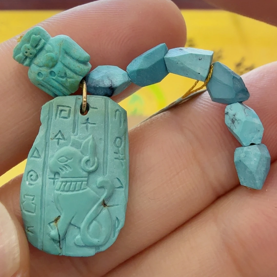 绿松石未镶嵌配饰