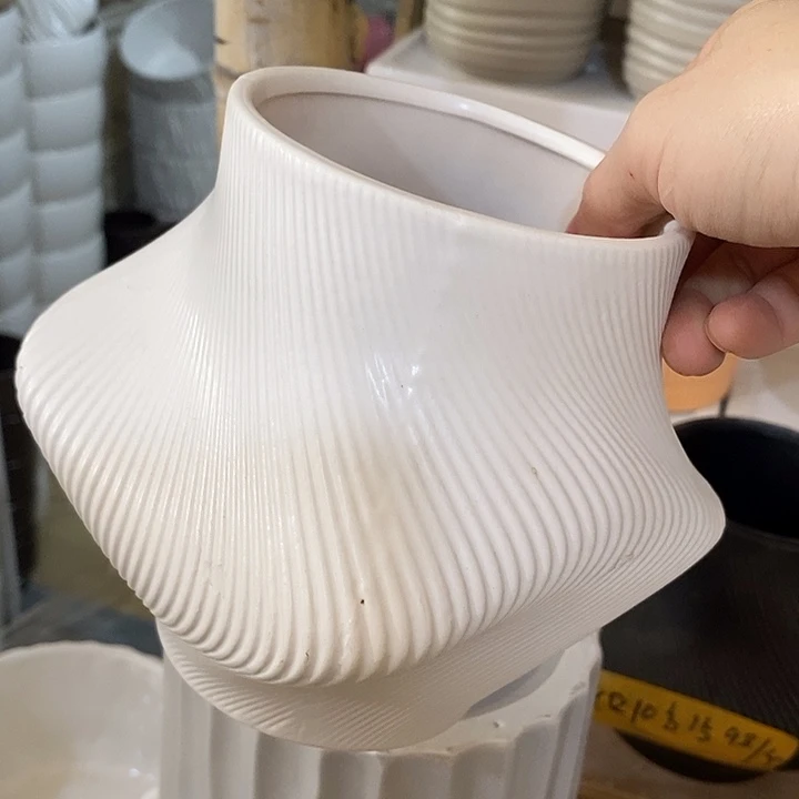 摆件陶陶盆有孔 瑕疵介意勿拍