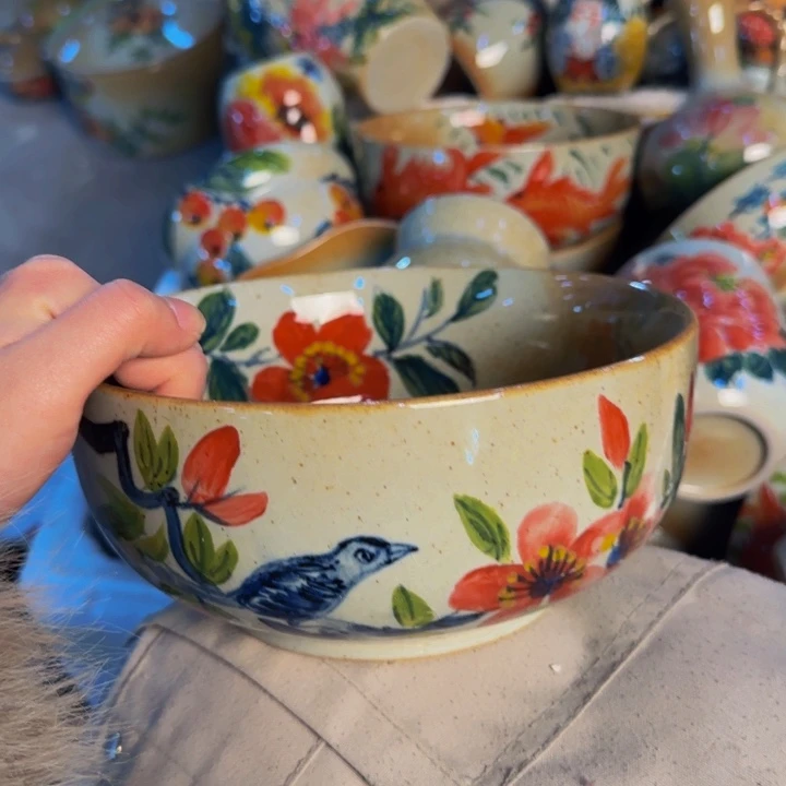 瓷片景德镇陶瓷手工手绘