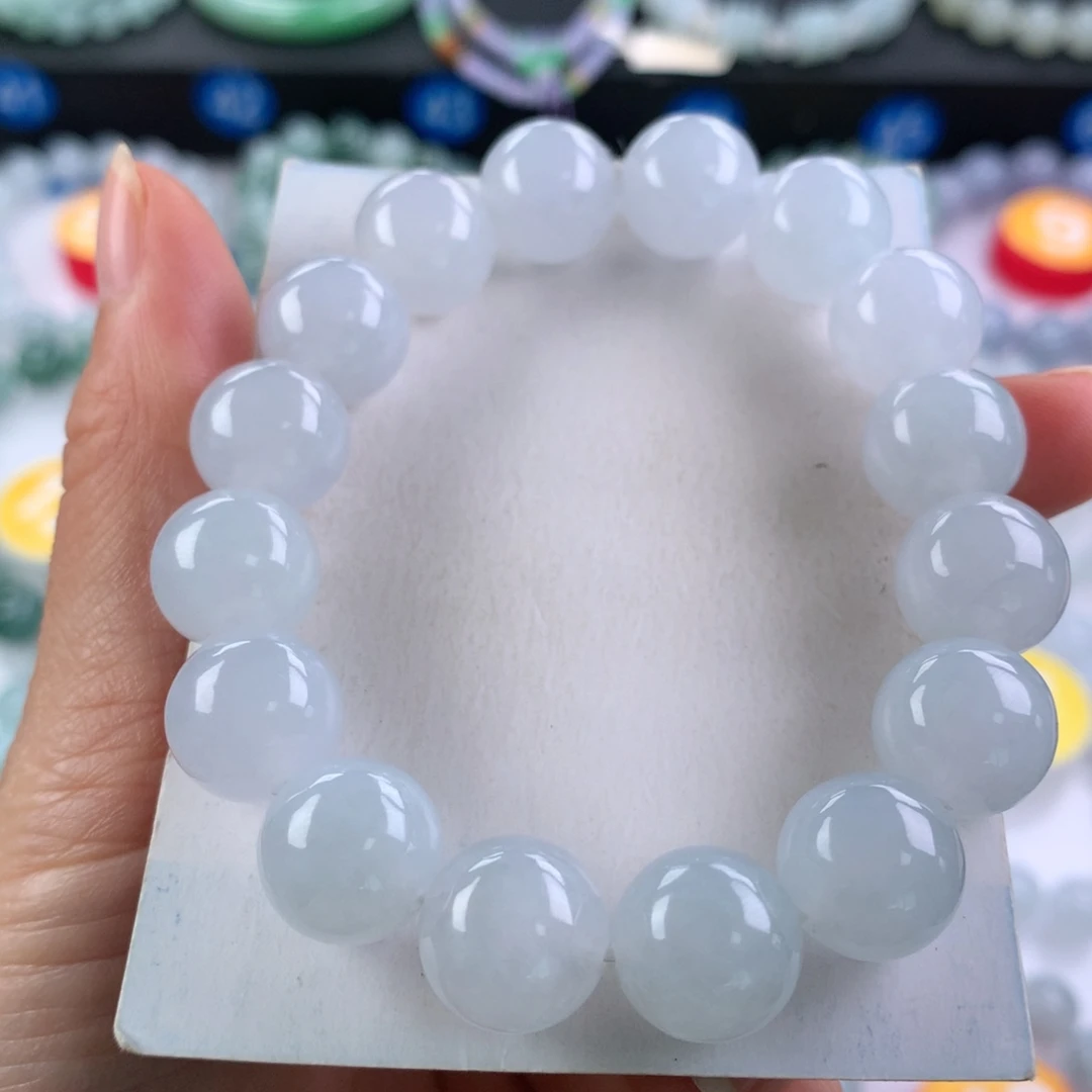 翡翠未镶嵌手链卡13