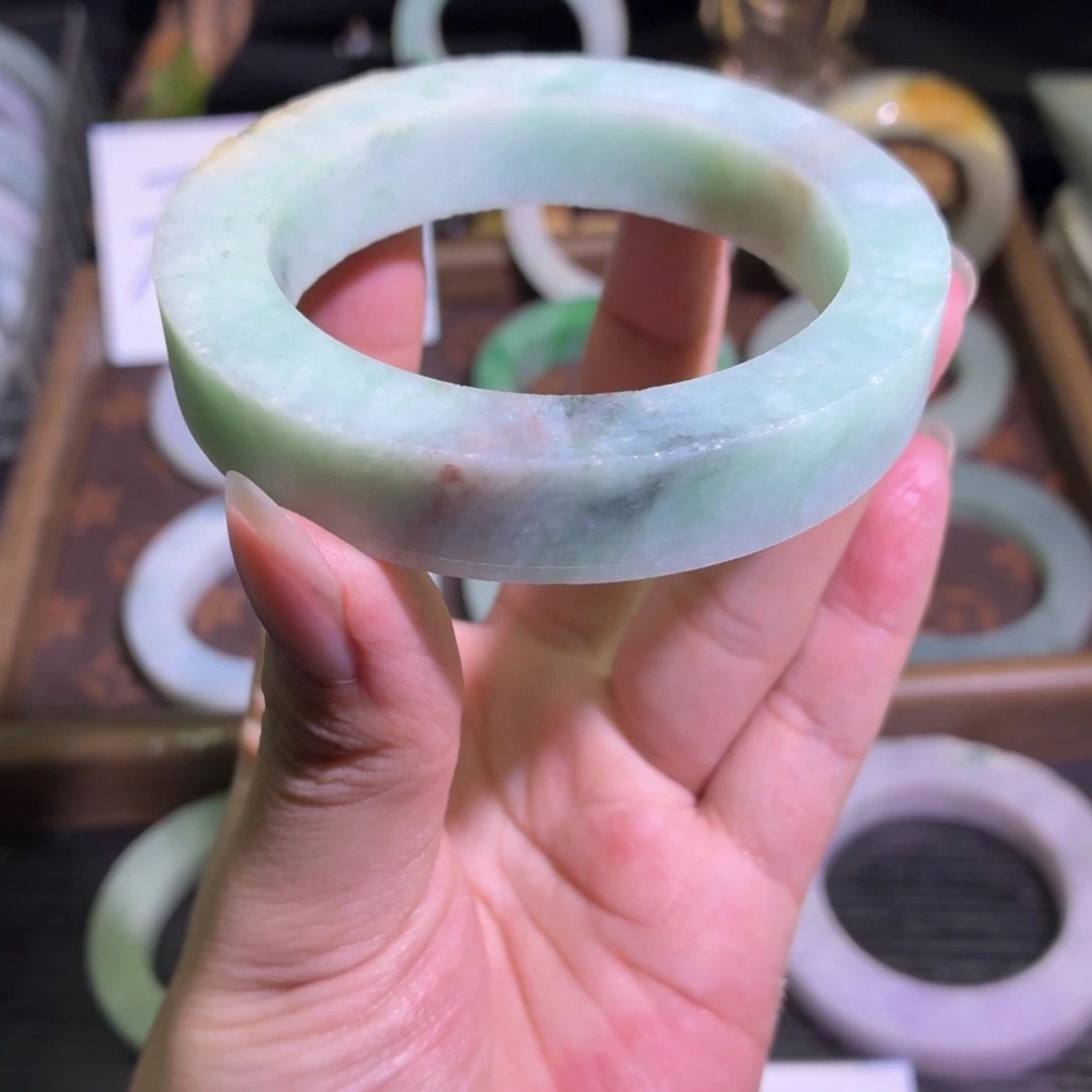 定制翡翠未镶嵌缅甸翡翠A货手镯毛胚定制