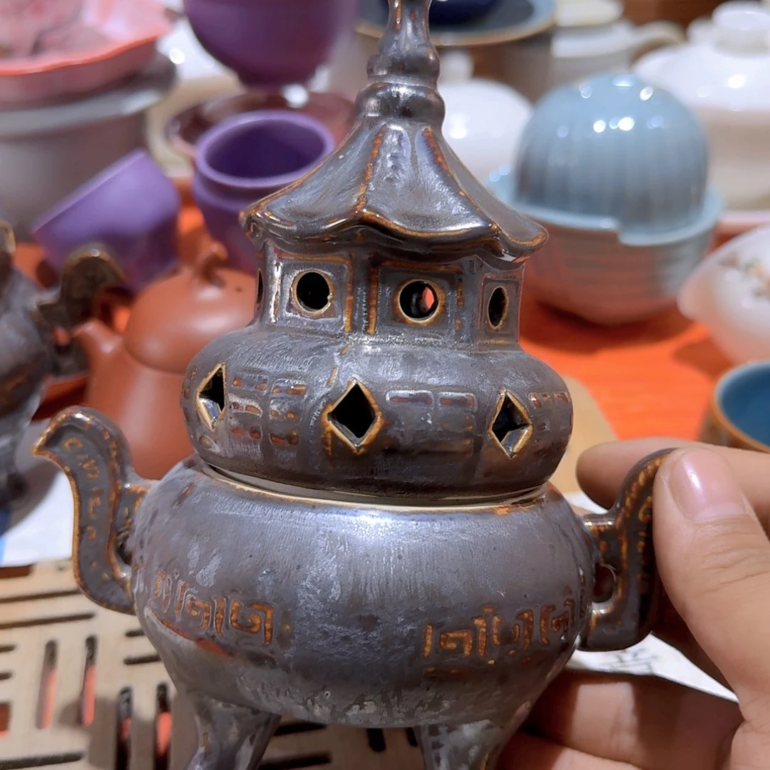 瑕疵茶具。介意勿拍