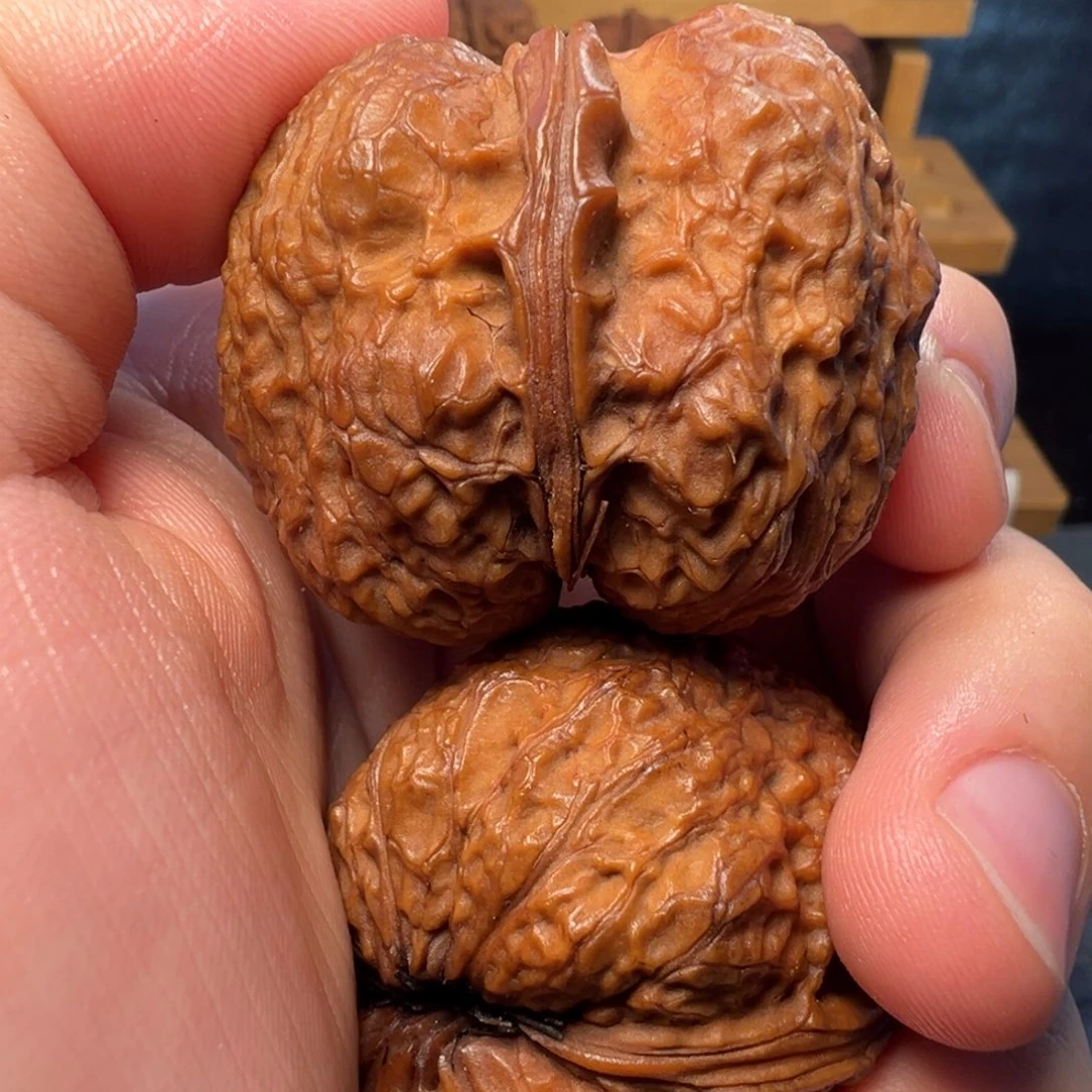 吊坠文玩核桃秦权42mm