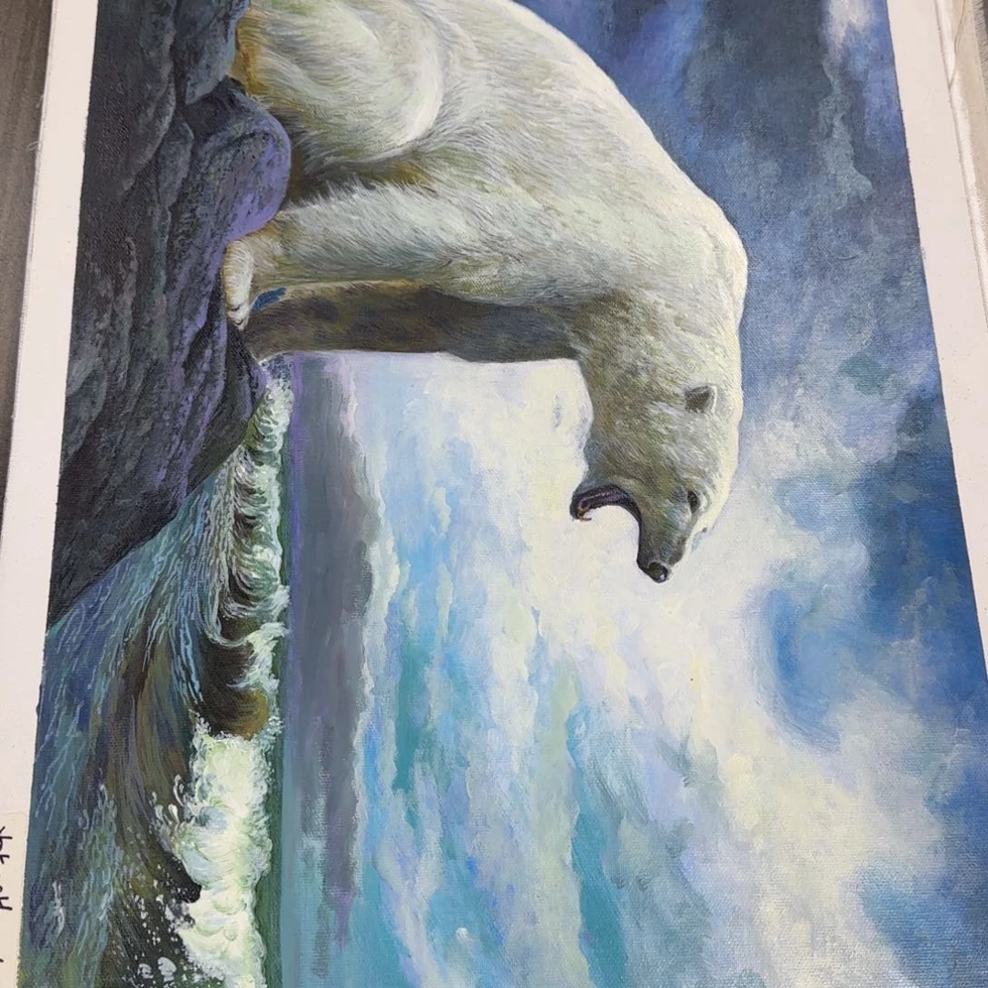 油画加我吧啦一年啦