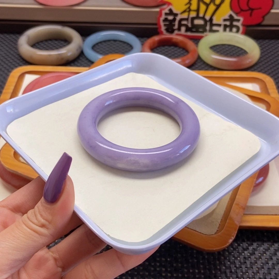 未镶嵌手镯石英岩玉宇****乐