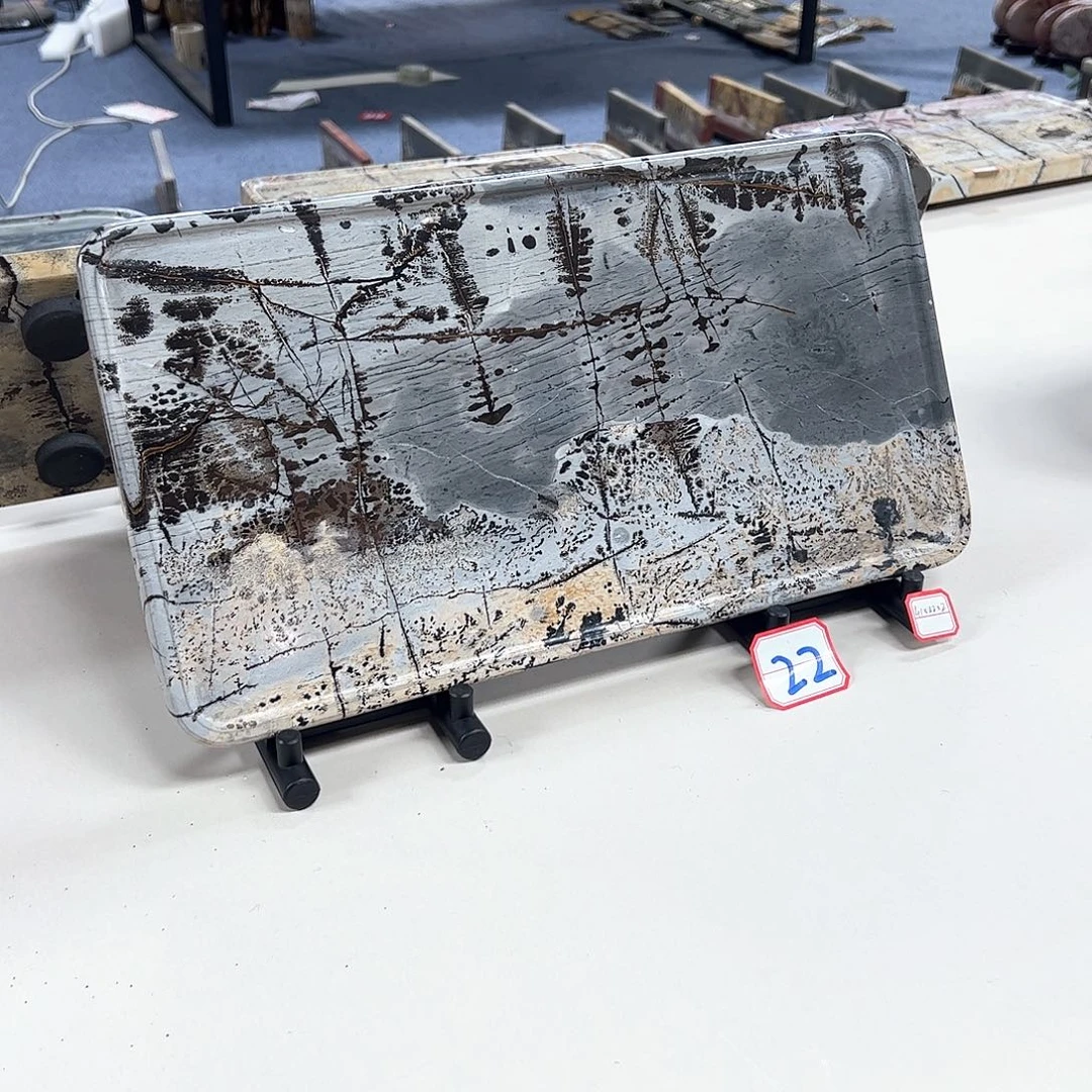 广西石天然国画石干泡台