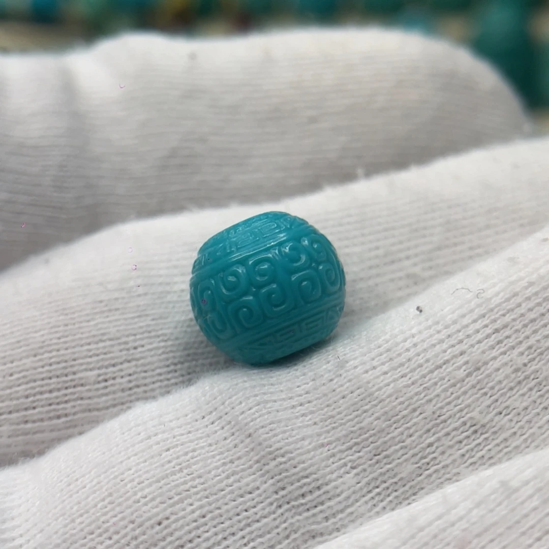 绿松石未镶嵌颈饰卡11.5-10.2