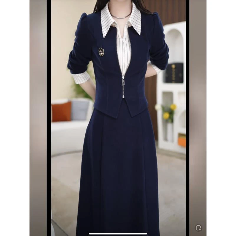 连衣裙2025新款女春秋今年流行十三行爆款高档轻奢高级感长袖裙子