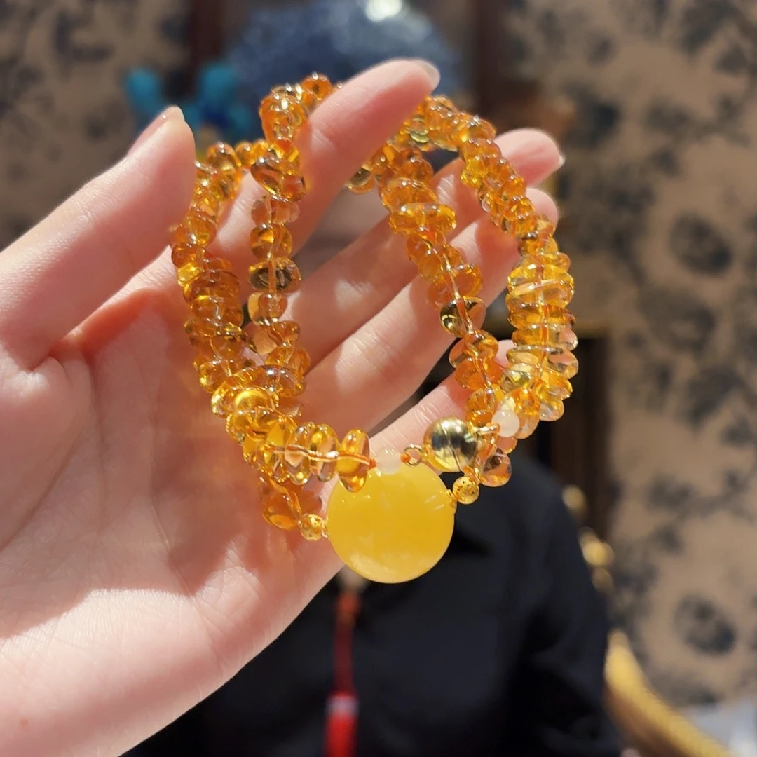 水晶颈饰未镶嵌颈饰