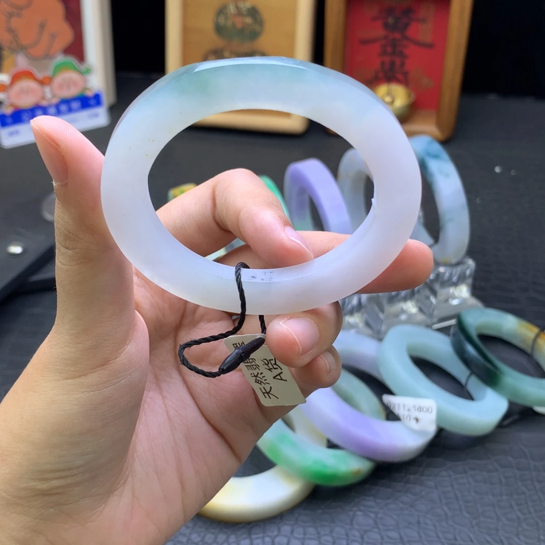 *****定制翡翠未镶嵌翡翠手镯