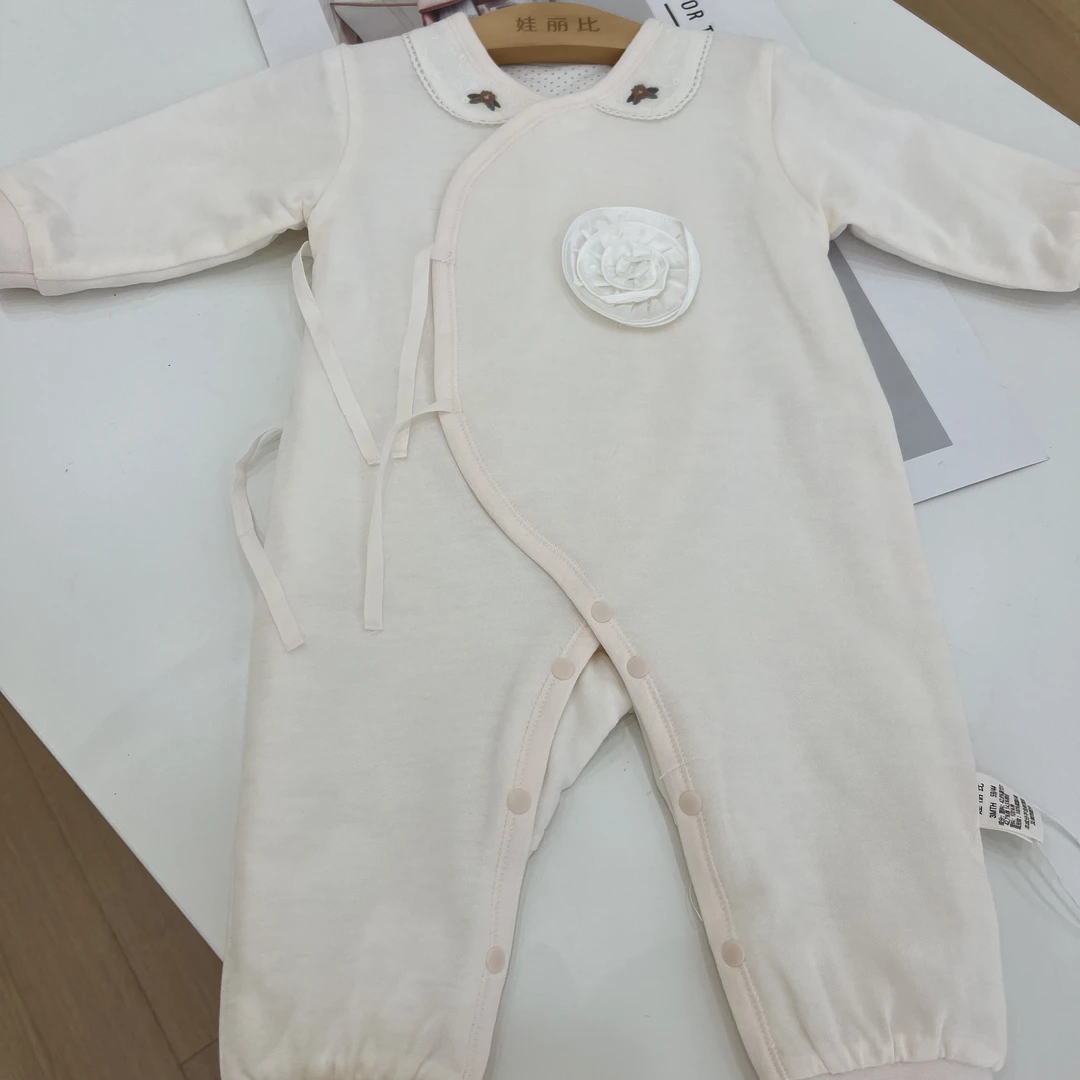 新生儿52-59码薄夹棉春款男宝女宝外出服